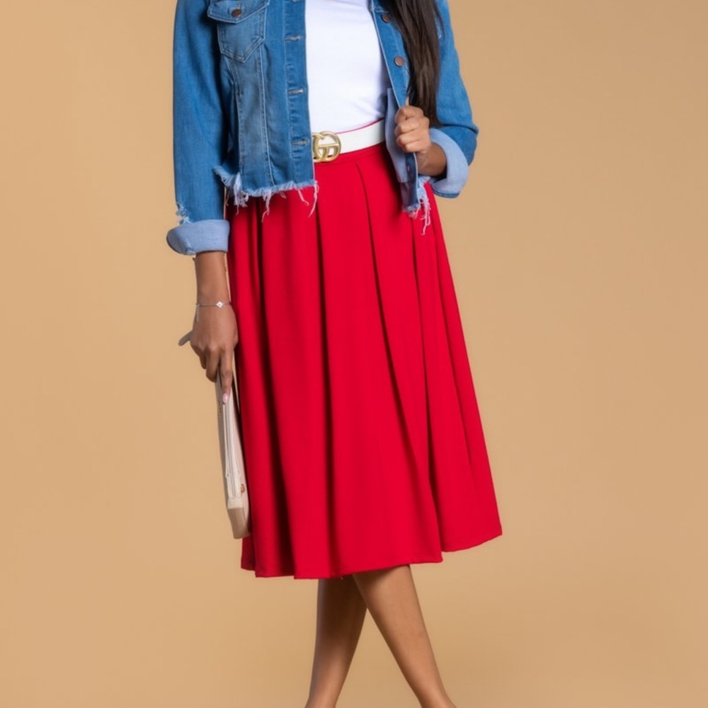 BRIGETTE BRIANNA Pleated Skirt! NWOT! ❤️